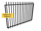Zeus steel 2450mm gate 1800MM OR 2100MM H X 2450MM W